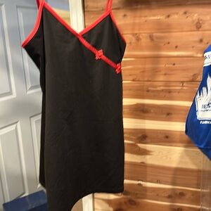 Black and red tennis dress